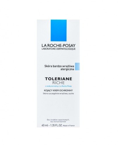 LA ROCHE-POSAY TOLERIANE RICHE Krem nawilżający ochronny bogata konsystencja do cery suchej - 40 ml - Apteka internetowa Melissa