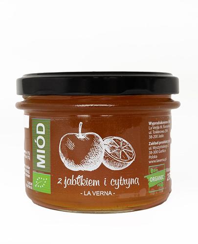  La Verna Ekologiczny miód wielokwiatowy nektarowy z jabłkiem i cytryną - 260 g - cena, opinie, wskazania - Apteka internetowa Melissa  