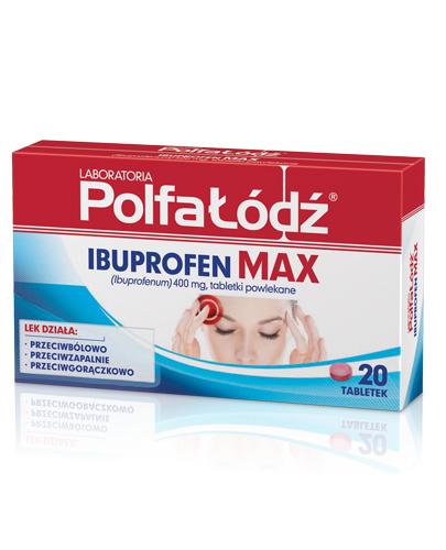  LABORATORIA POLFA ŁÓDŹ Ibuprofen Max - 20 tabl. - Apteka internetowa Melissa  