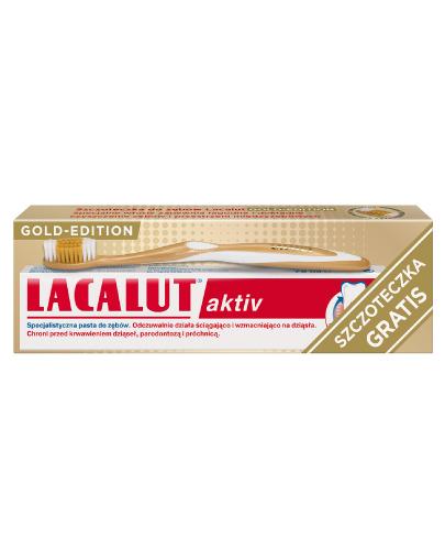LACALUT AKTIV Pasta do zębów - 75 ml + Szczoteczka do zębów - 1 szt. - Apteka internetowa Melissa