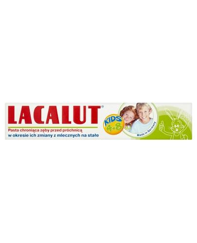  LACALUT Pasta do zębów przeciw próchnicy dla dzieci 4-8 l - 50 ml - Apteka internetowa Melissa  