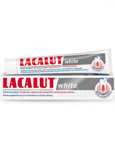  LACALUT WHITE Pasta do zębów wybielająca - 75 ml - cena, stosowanie, opinie  - Apteka internetowa Melissa  