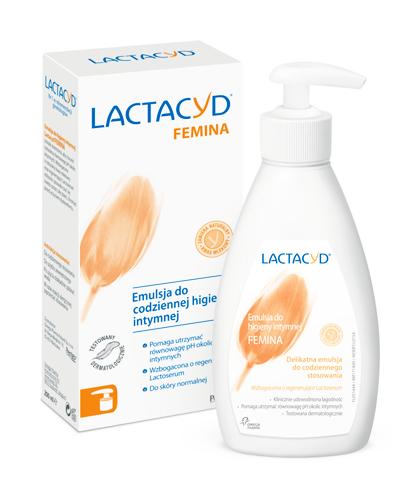 LACTACYD FEMINA Emulsja do higieny intymnej z pompką - 200 ml - Apteka internetowa Melissa