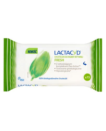 LACTACYD FRESH Chusteczki do higieny intymnej, 15 sztuk