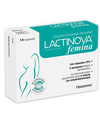 LACTINOVA FEMINA Doustny probiotyk dla kobiet - 14 kaps. - Apteka internetowa Melissa