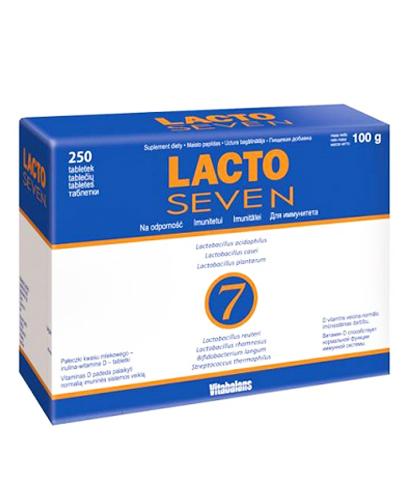LACTOSEVEN - 250 tabl. Odporność i zdrowa mikroflora jelitowa.