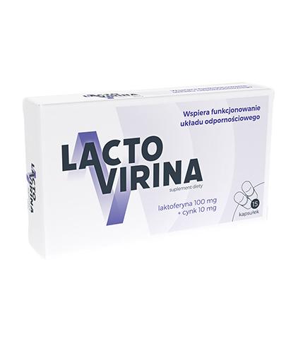  Lactovirina - 15 kaps. - cena, opinie, właściwości - Apteka internetowa Melissa  
