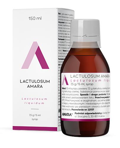  Lactulosum Amara Syrop, 150 ml, cena, wskazania, opinie - Apteka internetowa Melissa  