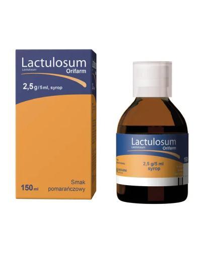 Lactulosum Orifarm 2,5 g/5 ml syrop smak pomarańczowy, 150 ml - Apteka internetowa Melissa  