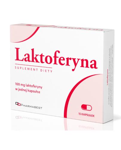 Laktoferyna, kapsułki, 15 sztuk