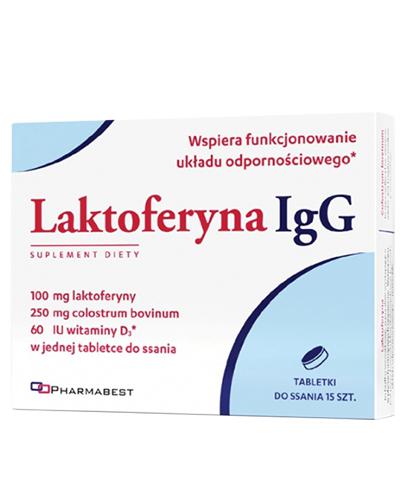 Laktoferyna IgG, tabletki do ssania, 15 sztuk