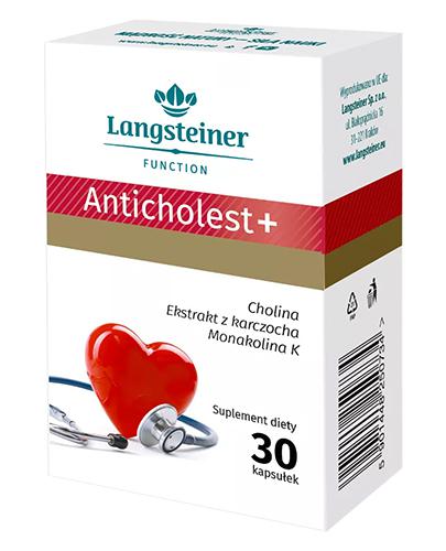  LANGSTEINER Anticholest+, 30 kaps., cena, opinie, właściwości - Apteka internetowa Melissa  