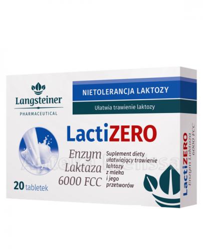 LANGSTEINER LACTIZERO Enzym Laktaza 6000 FCC - 20 tabl. - Apteka internetowa Melissa