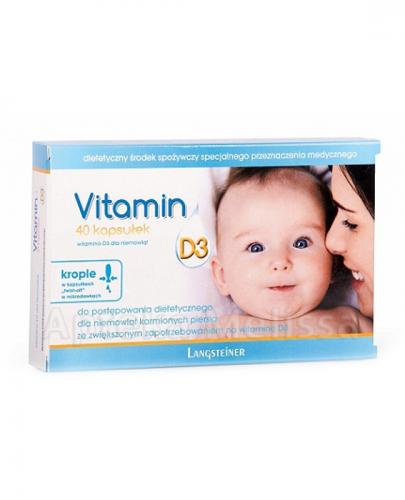  LANGSTEINER Vitamin D3 - 40 kaps. - Apteka internetowa Melissa  