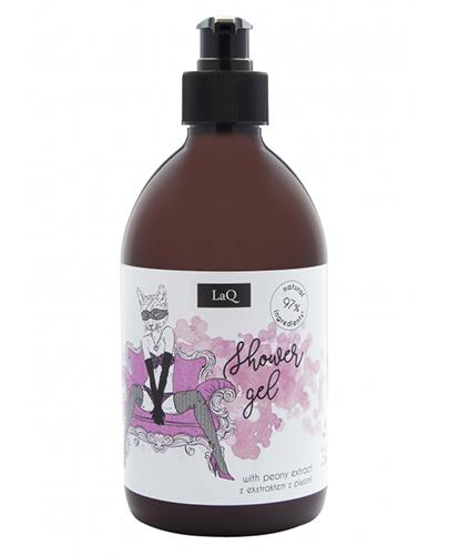 LaQ Żel pod prysznic dla prawdziwych kocic z ekstraktem z piwonii - 500 ml - cena, opinie, właściwości