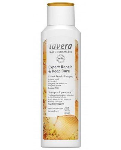  Lavera Naturkosmetik Organic Expert Repair & Deep Care Szampon do włosów zniszczonych Bio-olej z orzechów makadamia i bio-quinoa - 250 ml - cena, opinie, wskazania - Apteka internetowa Melissa  