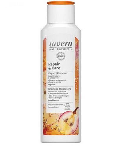  Lavera Naturkosmetik Organic Repair & Care Szampon do włosów przesuszonych Bio-olej z pestek winogrona i bio-quinoa - 250 ml - cena, opinie, właściwości - Apteka internetowa Melissa  