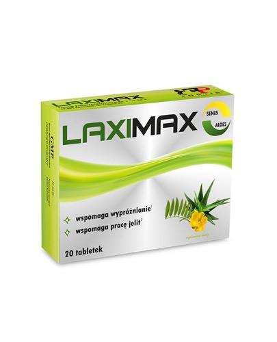  Laximax - 20 tabl. - cena, opinie, właściwości  - Apteka internetowa Melissa  