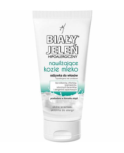BIAŁY JELEŃ Hipoalergiczna nawilżająca odżywka do włosów z kozim mlekiem - 200 ml - Apteka internetowa Melissa
