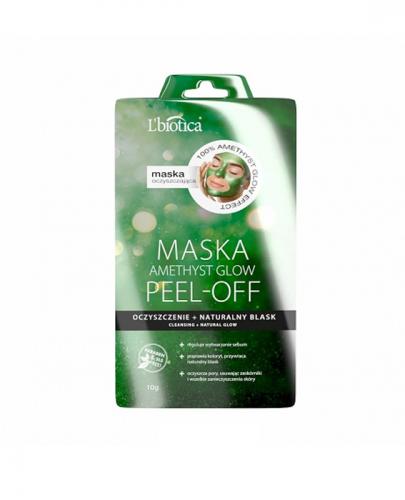  LBIOTICA PEEL-OFF AMETHYST GLOW Maska do twarzy oczyszczająca, 10 g - Apteka internetowa Melissa  