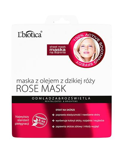  LBIOTICA ROSE MASK Maska z olejem z dzikiej róży - 23 ml - Apteka internetowa Melissa  