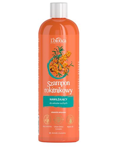 L'BIOTICA Szampon rokitnikowy nawilżający - 380 ml - Drogeria Melissa