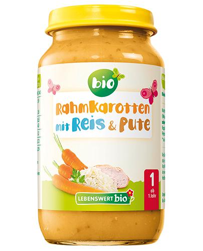  Lebenswert Danie dla dzieci marchewka z ryżem i indykiem od 1 roku - 220 g - cena, opinie, właściwości - Apteka internetowa Melissa  