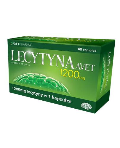 LECYTYNA AVET 1200 mg - 40 kaps. - Apteka internetowa Melissa
