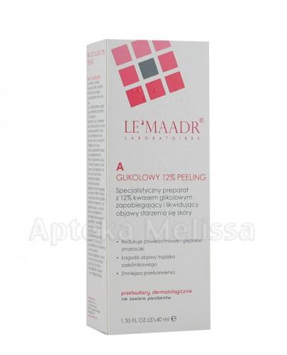  LE'MAADR A Glikolowy 12% Peeling 40 ml (Lemaadr) - Apteka internetowa Melissa  