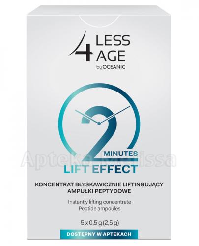 LESS4AGE Koncentrat błyskawicznie liftingujący Ampułki peptydowe - 5 amp. - Apteka internetowa Melissa