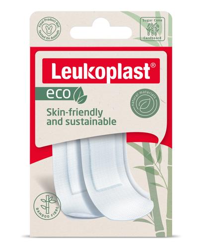  Leukoplast ECO, ekologiczny plaster z opatrunkiem 12 x 19 x 72 mm + 8 x 38 x 72 mm, 20 sztuk - Apteka internetowa Melissa  