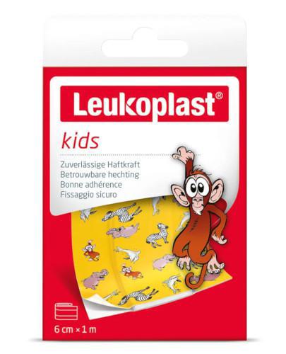  Leukoplast® kids, plaster z opatrunkiem, 6 cm x 1 m, 1 sztuka - Apteka internetowa Melissa  