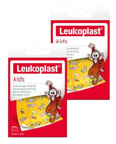  Leukoplast Kids Plastry 6 cm x 1 m - 2 x 1 szt. - cena, opinie, właściwości - Apteka internetowa Melissa  