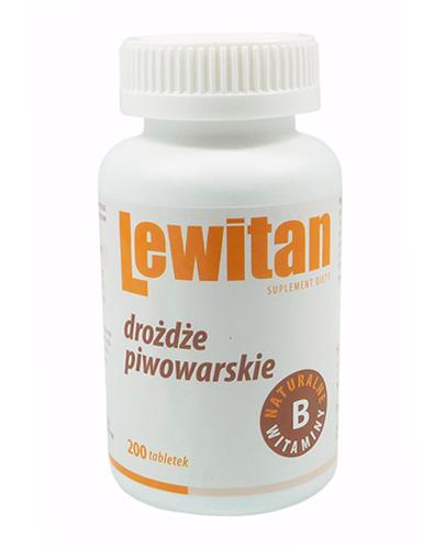 LEWITAN Drożdże piwowarskie - 200 tabl. - Apteka internetowa Melissa