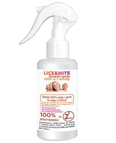  Lice & Nits Ducenti Spray likwidujący wszy i gnidy w  ciągu 2 minut - 120 ml - cena, opinie, skład - Apteka internetowa Melissa  