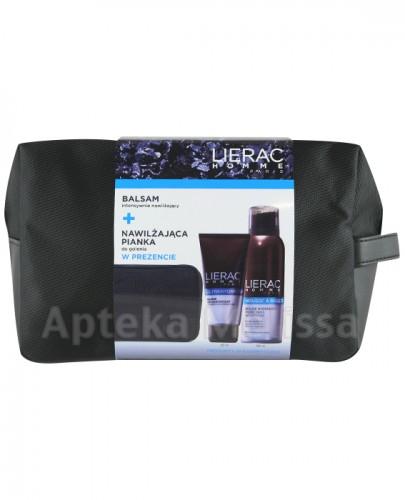 LIERAC HOMME Balsam intensywnie nawilżający - 50 ml + Pianka do golenia - 150 ml + Kosmetyczka GRATIS! - Apteka internetowa Melissa