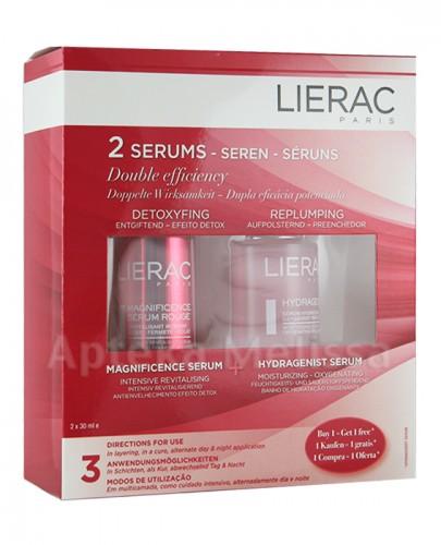 LIERAC MAGNIFICENCE Serum intensywnie rewitalizujące - 30 ml + LIERAC HYDRAGENIST Nawilżające serum - 30 ml - Apteka internetowa Melissa
