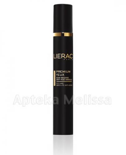 LIERAC PREMIUM YEUX Wygładzający krem pod oczy wypełniający zmarszczki - 15 ml - Apteka internetowa Melissa