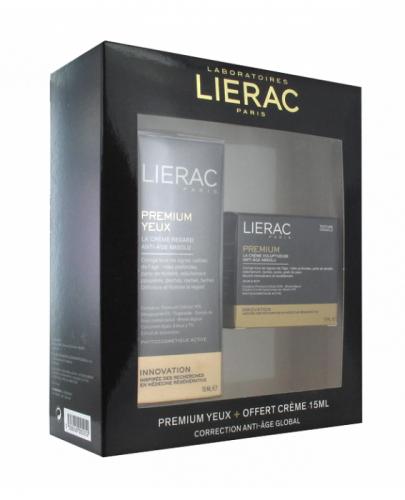 LIERAC PREMIUM ZESTAW Krem pod oczy + Krem do twarzy - 15 ml + 15 ml - Apteka internetowa Melissa