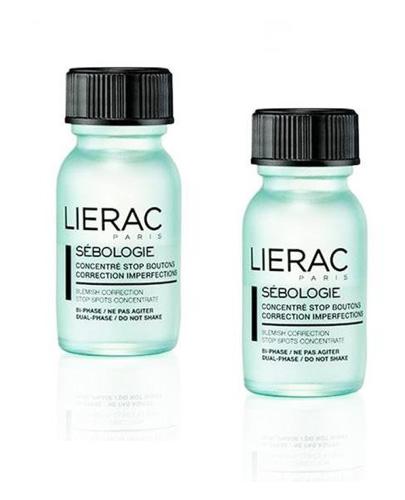 LIERAC SEBOLOGIE Koncentrat dwufazowy stop wypryskom - 2 x 15 ml - Apteka internetowa Melissa