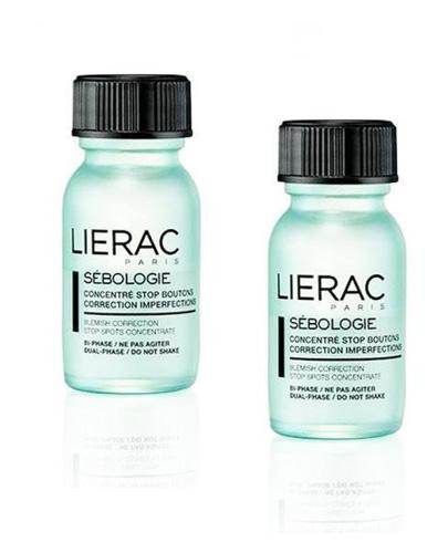  LIERAC SEBOLOGIE Koncentrat dwufazowy stop wypryskom - 2 x 15 ml  - Apteka internetowa Melissa  