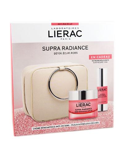 LIERAC SUPRA RADIANCE ZESTAW Krem odnawiający + Serum pod oczy - 50 ml + 15 ml - Apteka internetowa Melissa