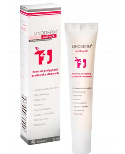 LINODERM MAMA Krem do pielęgnacji brodawek sutkowych - 15 ml - Apteka internetowa Melissa