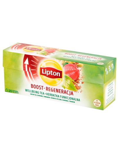  LIPTON REGENERACJA Herbatka funkcjonalna z herbatą zieloną i witaminą B6 - 20 sasz. - Apteka internetowa Melissa  