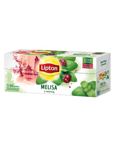  LIPTON ZIOŁA ŚWIATA Melisa z wiśnią - 20 sasz. Herbata ziołowo-owocowa - cena, opinie, stosowanie - Apteka internetowa Melissa  