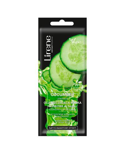 Lirene Cucumber Lemonade Oczyszczająca maska glinkowa do twarzy - 7 ml - cena, opinie, stosowanie - Apteka internetowa Melissa  