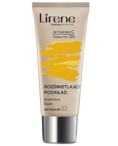 LIRENE Fluid rozświetlający z witaminą duo C 02 naturalny - 30 ml Do makijażu twarzy - cena, opinie, zastosowanie - Drogeria Melissa