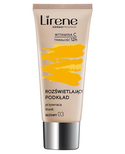 LIRENE Fluid rozświetlający z witaminą duo C 03 beżowy - 30 ml Do makijażu twarzy - cena, opinie, zastosowanie