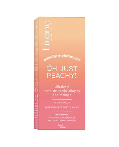  Lirene Oh,Just Peachy! Ultralekki krem-żel rozświetlający pod makijaż, 50 ml cena, opinie, skład - Apteka internetowa Melissa  