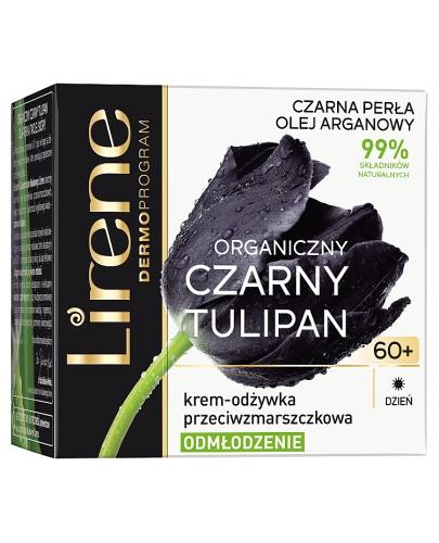  Lirene Organiczny Czarny Tulipan Krem-eliksir przeciwzmarszczkowy 60+ na noc - 50 ml - cena, opinie, właściwości  - Apteka internetowa Melissa  